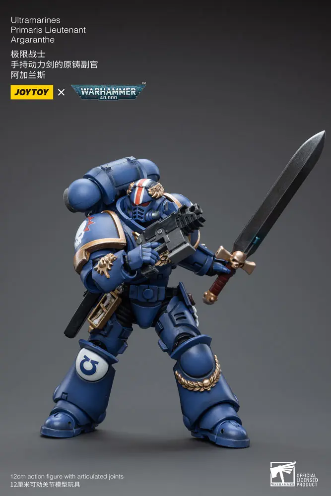 Warhammer 40k akcijska figura 1/18 Ultramarines Primaris Lieutenant Argaranthe 12 cm fotografija proizvoda