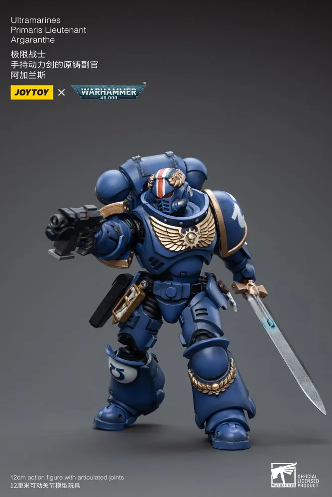 Warhammer 40k akcijska figura 1/18 Ultramarines Primaris Lieutenant Argaranthe 12 cm fotografija proizvoda