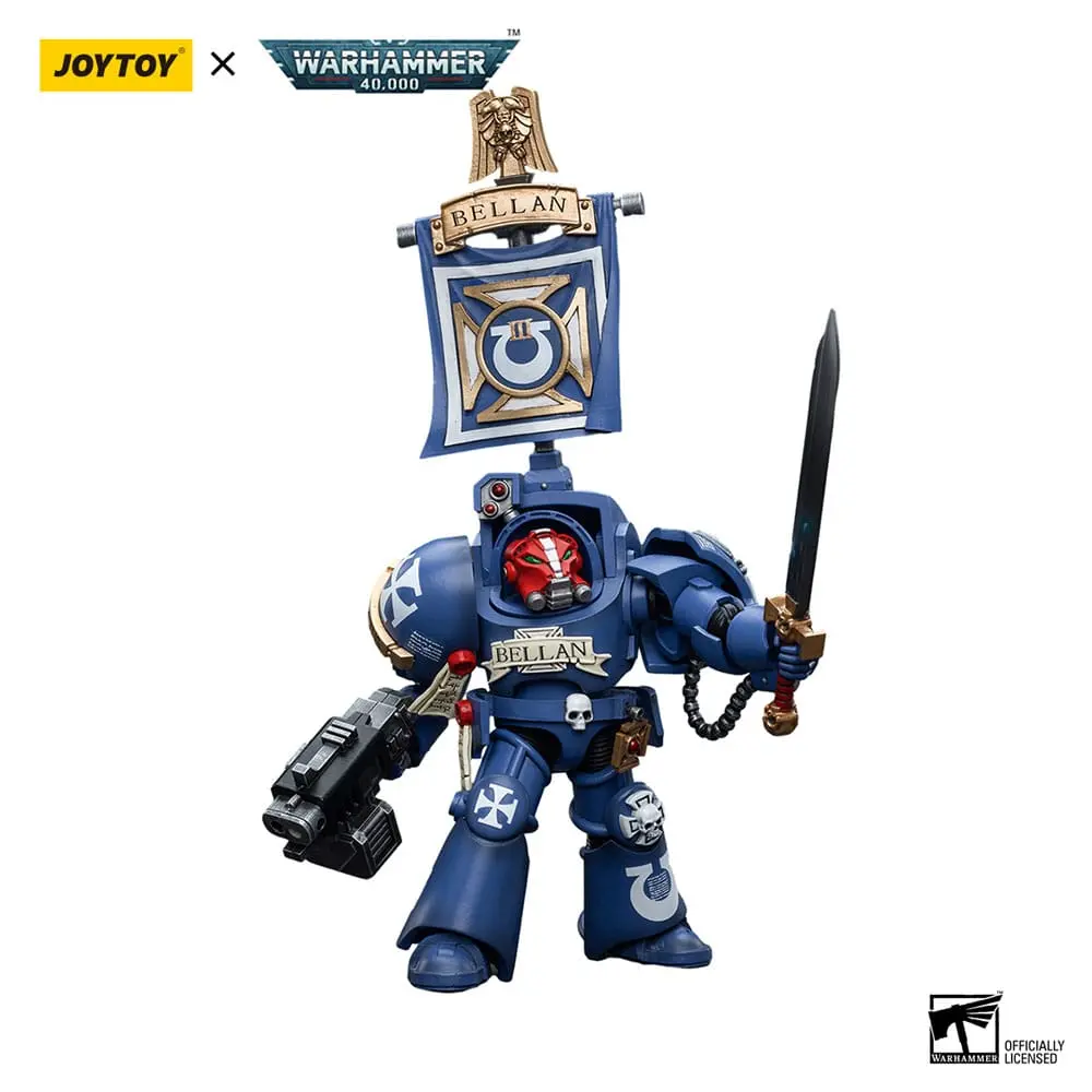 Warhammer 40k akcijska figura 1/18 Ultramarines Terminators Narednik Bellan 12 cm fotografija proizvoda