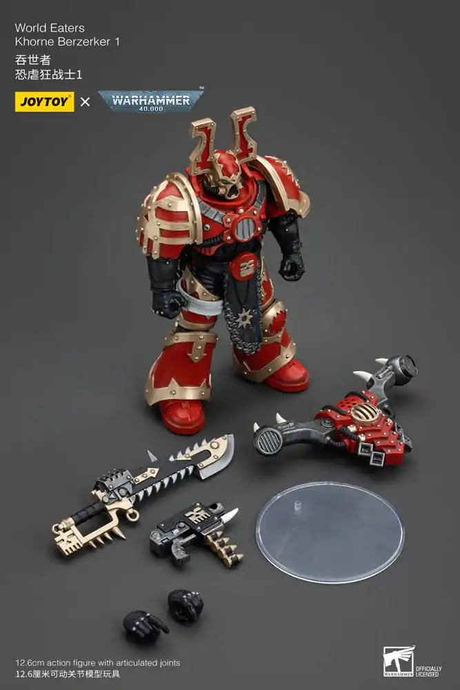 Warhammer 40k akcijska figura 1/18 World Eaters Khorne Berzerker 1 13 cm fotografija proizvoda