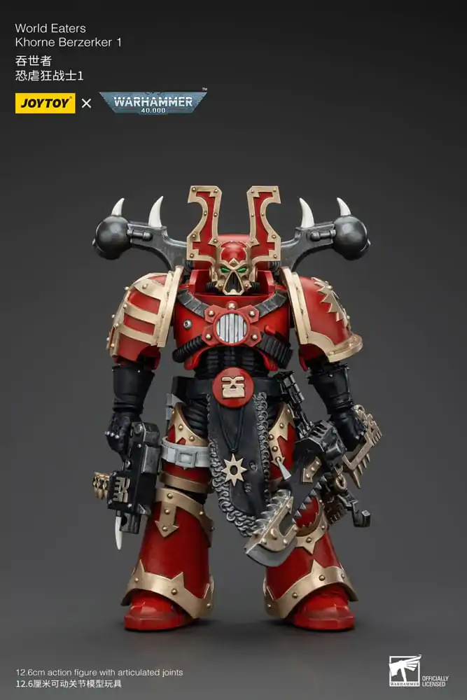 Warhammer 40k akcijska figura 1/18 World Eaters Khorne Berzerker 1 13 cm fotografija proizvoda