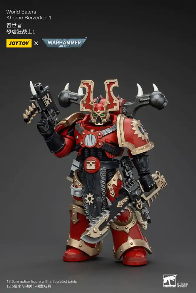 Warhammer 40k akcijska figura 1/18 World Eaters Khorne Berzerker 1 13 cm fotografija proizvoda