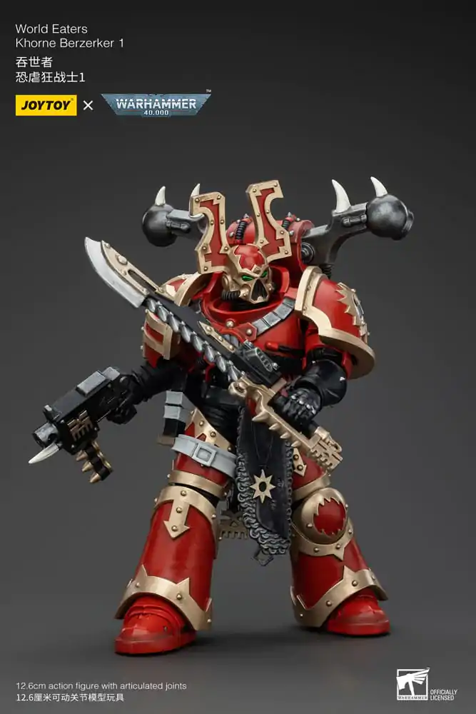 Warhammer 40k akcijska figura 1/18 World Eaters Khorne Berzerker 1 13 cm fotografija proizvoda