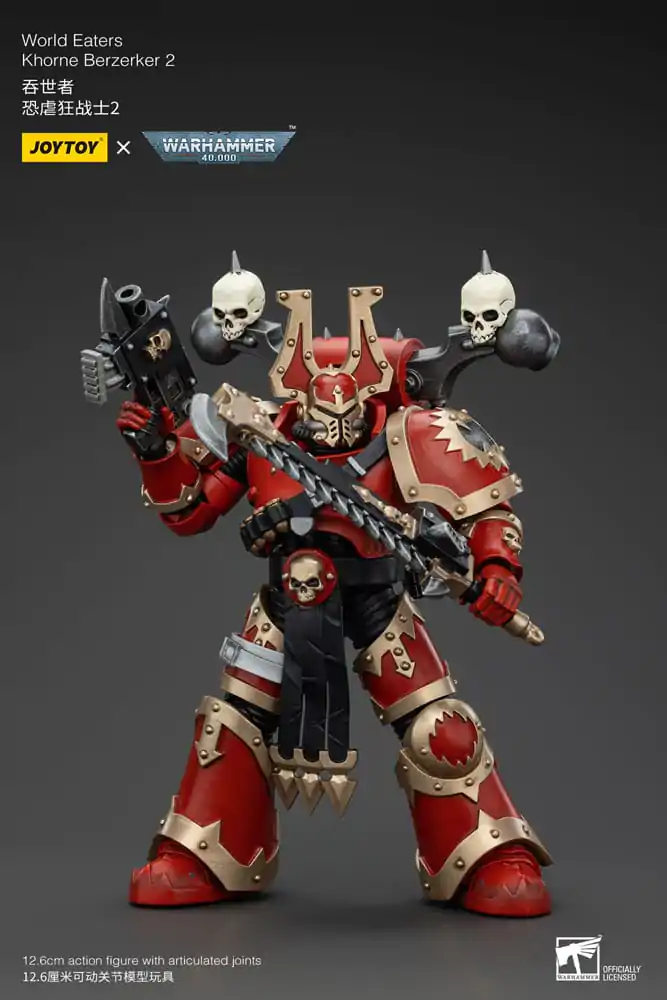 Warhammer 40k akcijska figura 1/18 World Eaters Khorne Berzerker 2 13 cm fotografija proizvoda