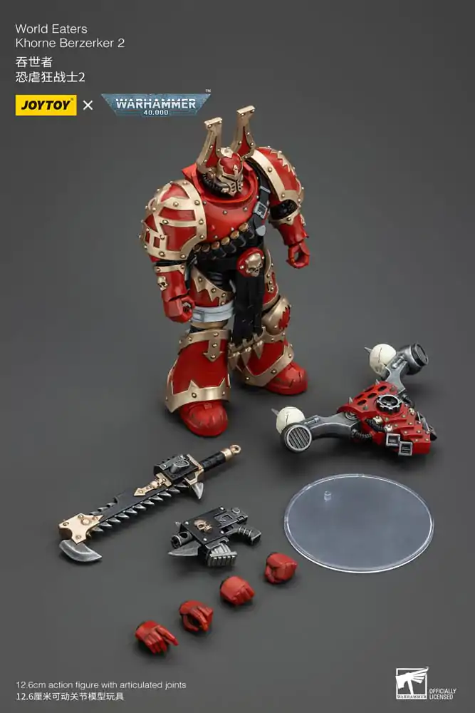 Warhammer 40k akcijska figura 1/18 World Eaters Khorne Berzerker 2 13 cm fotografija proizvoda