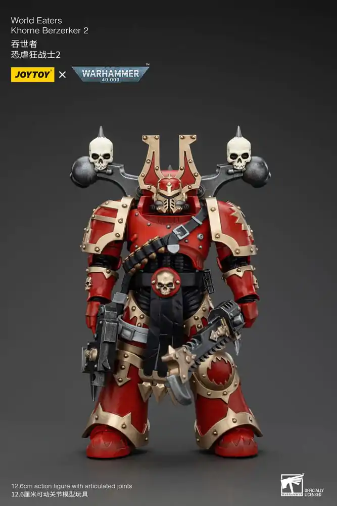 Warhammer 40k akcijska figura 1/18 World Eaters Khorne Berzerker 2 13 cm fotografija proizvoda