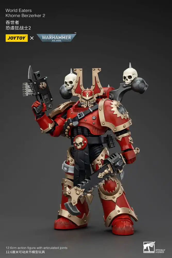 Warhammer 40k akcijska figura 1/18 World Eaters Khorne Berzerker 2 13 cm fotografija proizvoda