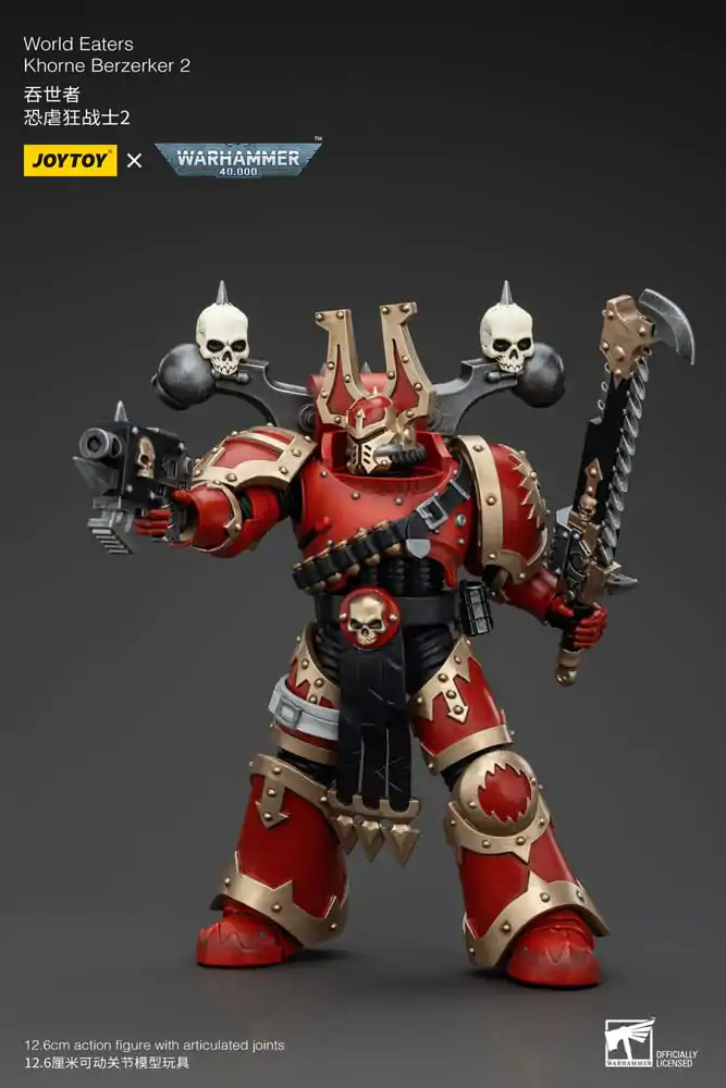 Warhammer 40k akcijska figura 1/18 World Eaters Khorne Berzerker 2 13 cm fotografija proizvoda