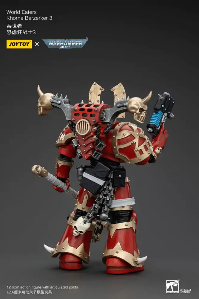 Warhammer 40k akcijska figura 1/18 World Eaters Khorne Berzerker 3 13 cm fotografija proizvoda