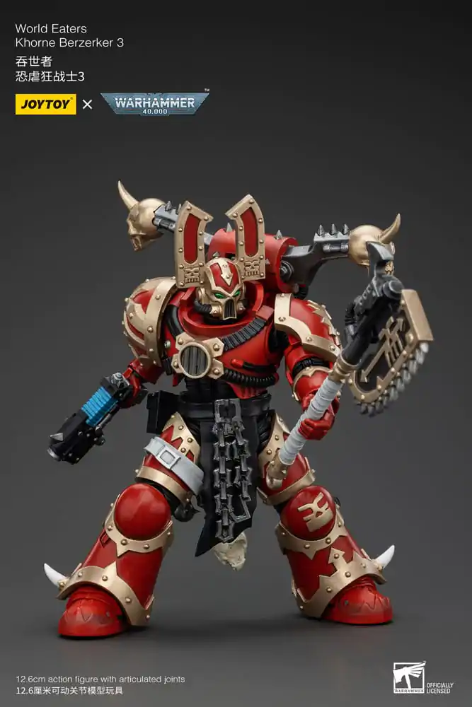 Warhammer 40k akcijska figura 1/18 World Eaters Khorne Berzerker 3 13 cm fotografija proizvoda