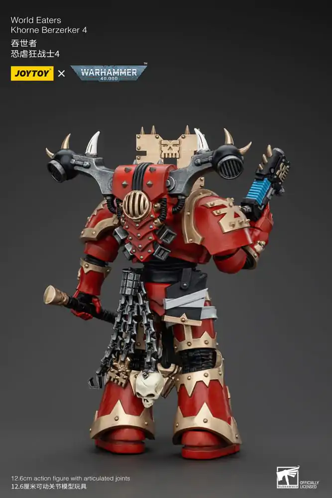 Warhammer 40k akcijska figura 1/18 World Eaters Khorne Berzerker 4 13 cm fotografija proizvoda