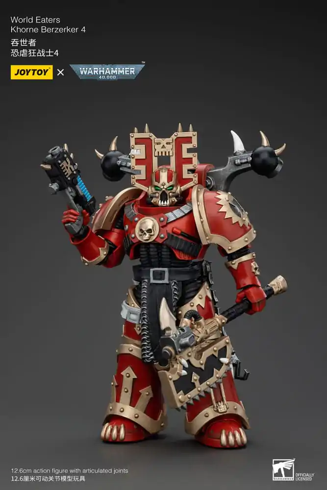 Warhammer 40k akcijska figura 1/18 World Eaters Khorne Berzerker 4 13 cm fotografija proizvoda