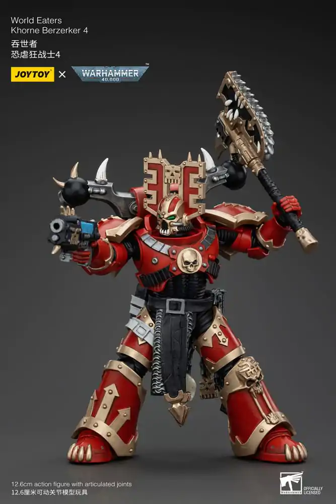 Warhammer 40k akcijska figura 1/18 World Eaters Khorne Berzerker 4 13 cm fotografija proizvoda