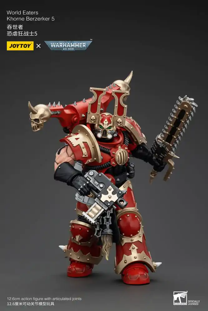 Warhammer 40k akcijska figura 1/18 World Eaters Khorne Berzerker 5 13 cm fotografija proizvoda