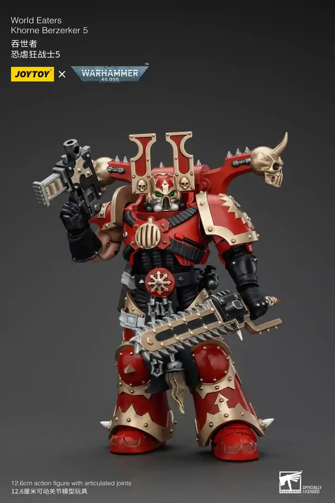 Warhammer 40k akcijska figura 1/18 World Eaters Khorne Berzerker 5 13 cm fotografija proizvoda