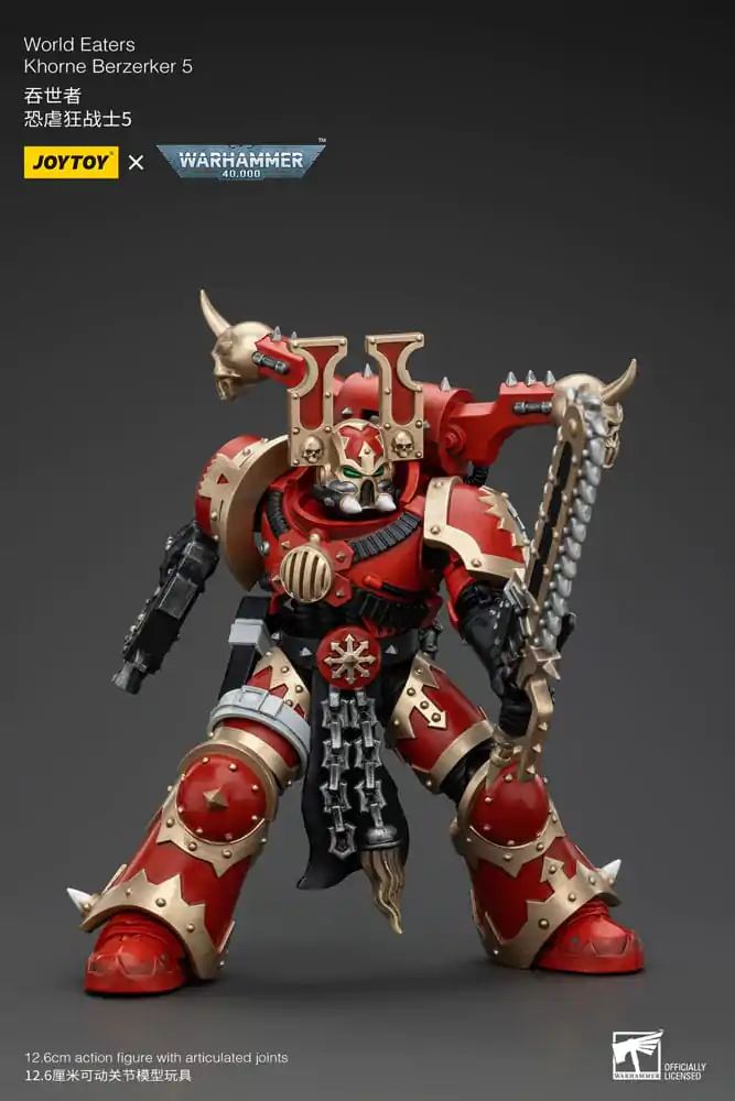 Warhammer 40k akcijska figura 1/18 World Eaters Khorne Berzerker 5 13 cm fotografija proizvoda