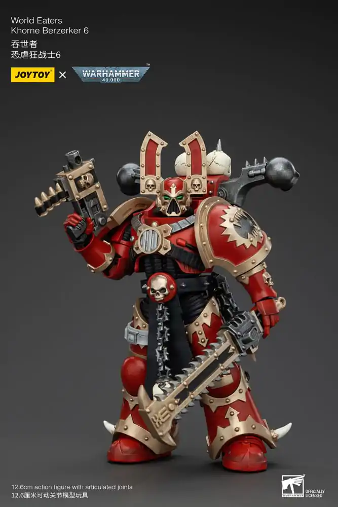 Warhammer 40k akcijska figura 1/18 World Eaters Khorne Berzerker 6 13 cm fotografija proizvoda