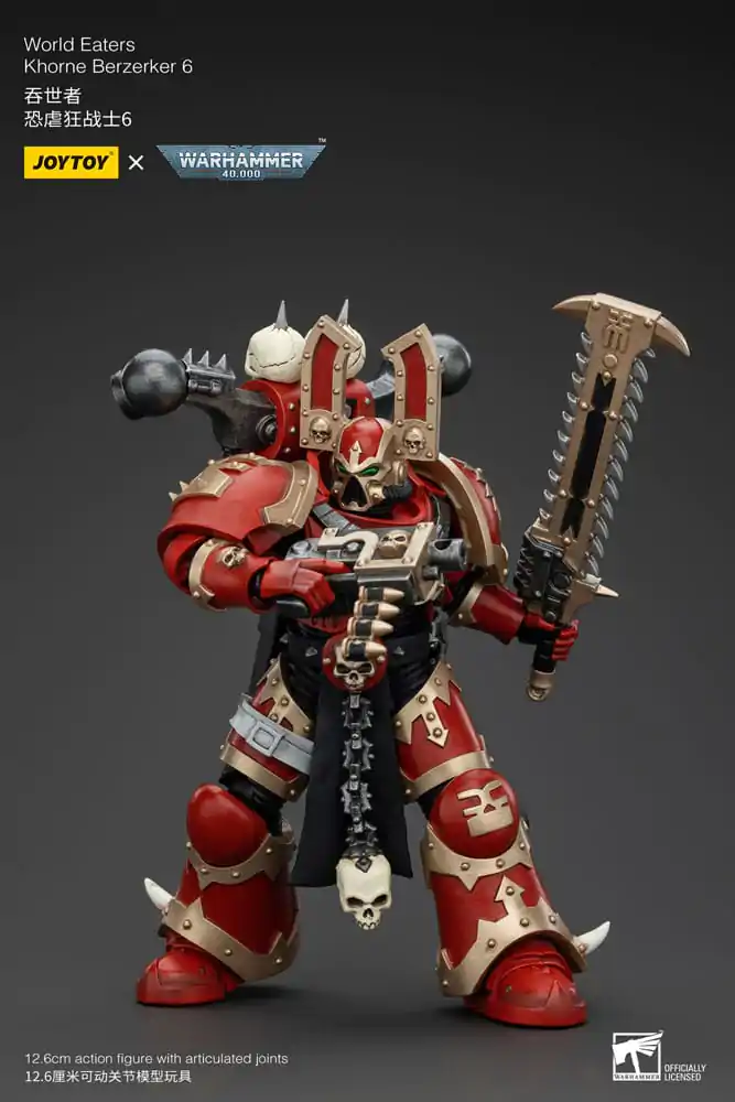 Warhammer 40k akcijska figura 1/18 World Eaters Khorne Berzerker 6 13 cm fotografija proizvoda