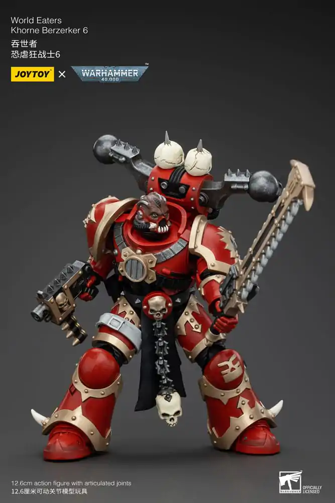 Warhammer 40k akcijska figura 1/18 World Eaters Khorne Berzerker 6 13 cm fotografija proizvoda