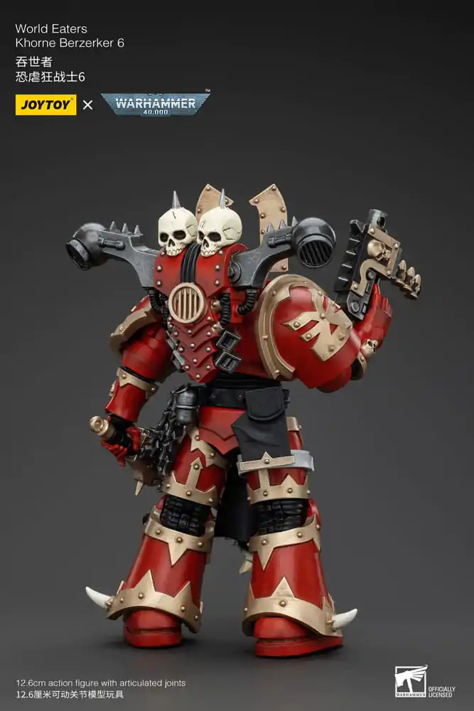 Warhammer 40k akcijska figura 1/18 World Eaters Khorne Berzerker 6 13 cm fotografija proizvoda