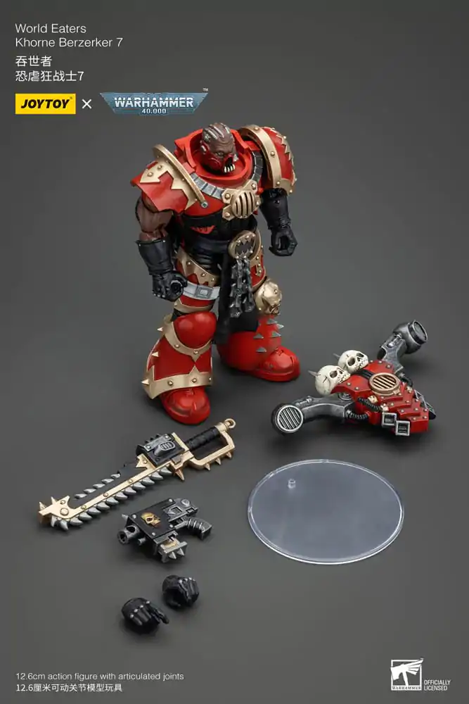 Warhammer 40k akcijska figura 1/18 World Eaters Khorne Berzerker 7 13 cm fotografija proizvoda