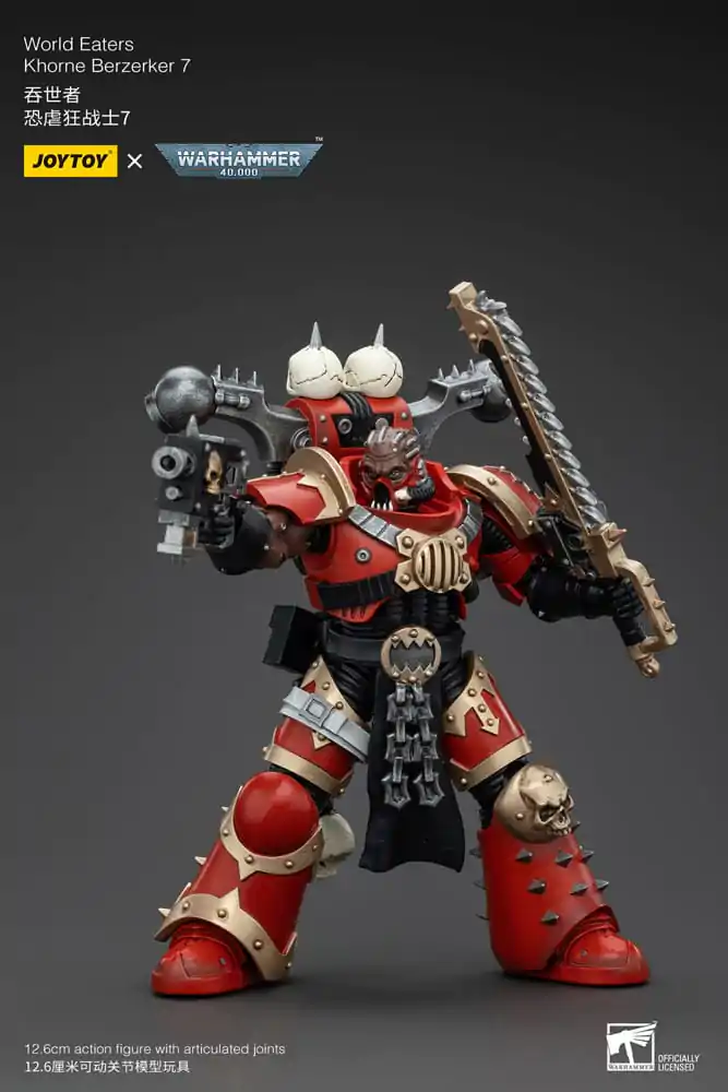 Warhammer 40k akcijska figura 1/18 World Eaters Khorne Berzerker 7 13 cm fotografija proizvoda