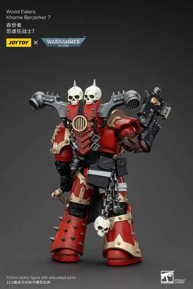 Warhammer 40k akcijska figura 1/18 World Eaters Khorne Berzerker 7 13 cm fotografija proizvoda