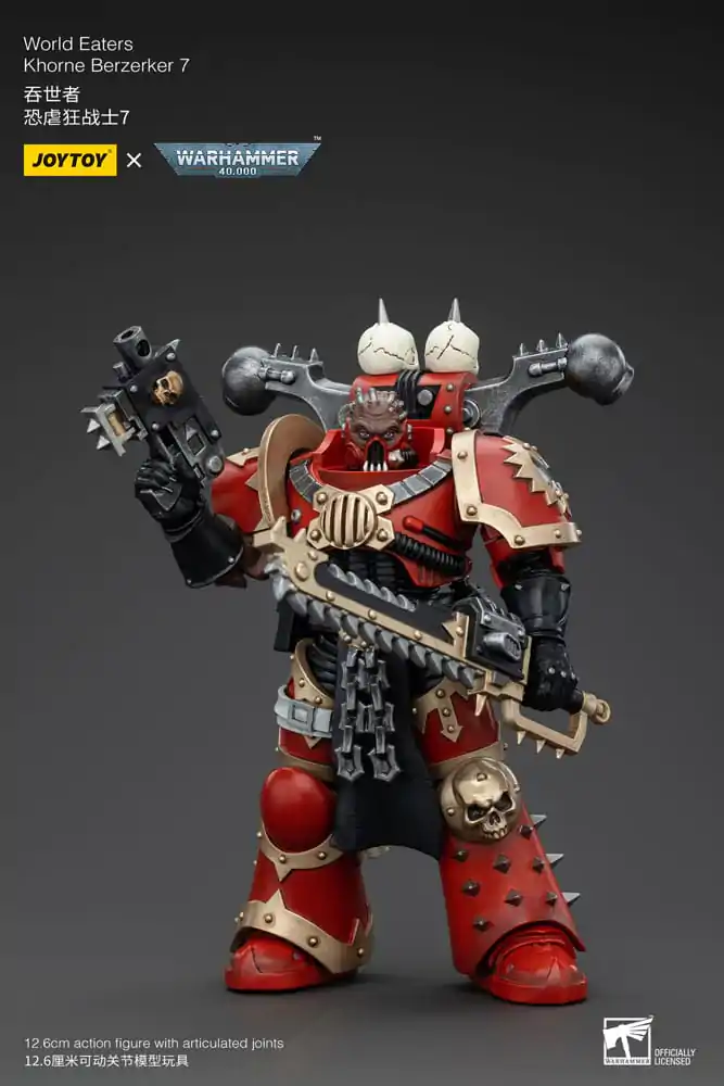 Warhammer 40k akcijska figura 1/18 World Eaters Khorne Berzerker 7 13 cm fotografija proizvoda