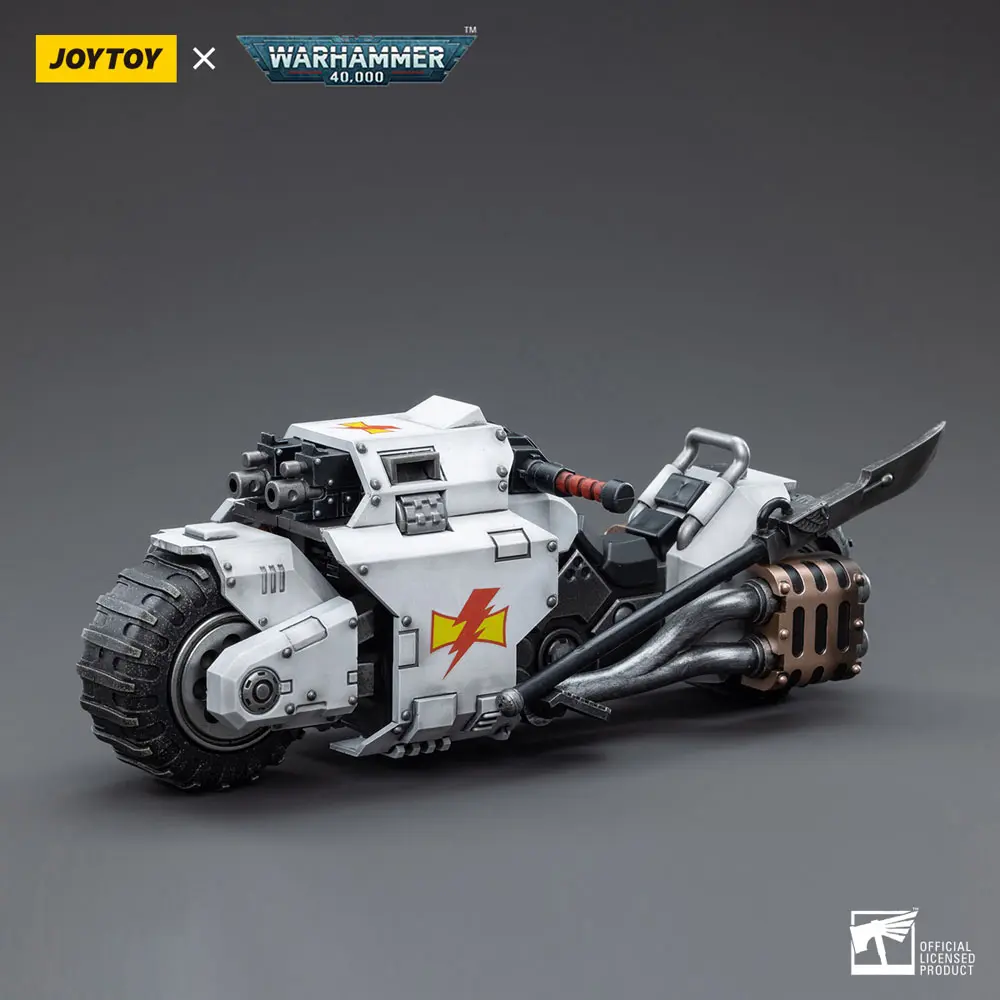 Warhammer 40k Vozilo 1/18 White Scars Raider-pattern borbeni bicikl 22 cm fotografija proizvoda