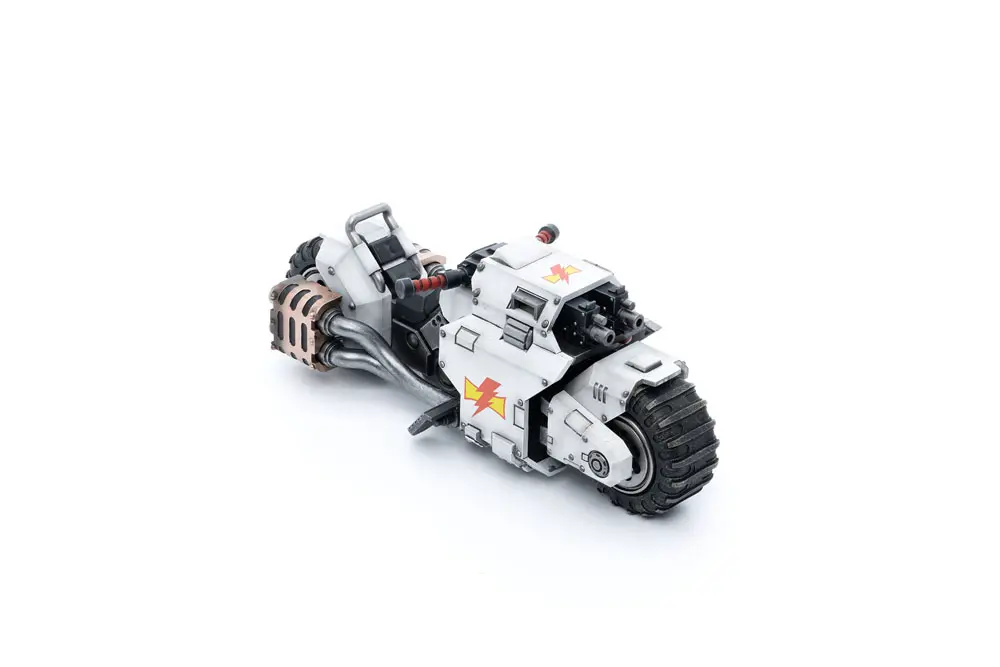 Warhammer 40k Vozilo 1/18 White Scars Raider-pattern borbeni bicikl 22 cm fotografija proizvoda