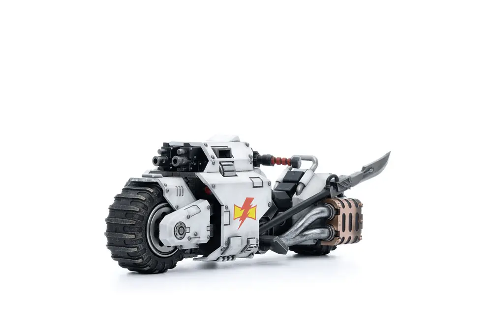 Warhammer 40k Vozilo 1/18 White Scars Raider-pattern borbeni bicikl 22 cm fotografija proizvoda