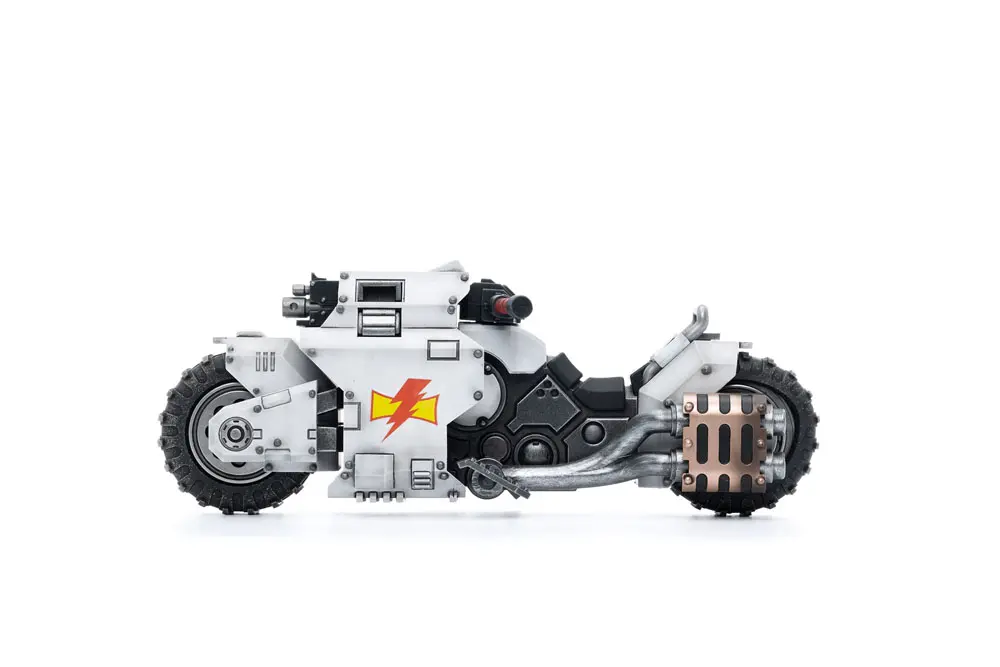Warhammer 40k Vozilo 1/18 White Scars Raider-pattern borbeni bicikl 22 cm fotografija proizvoda