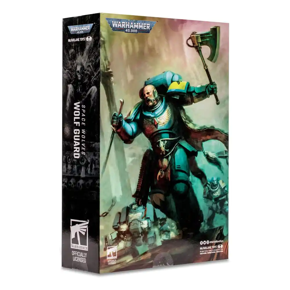 Warhammer 40k akcijska figura Space Wolves Wolf Guard 18 cm fotografija proizvoda
