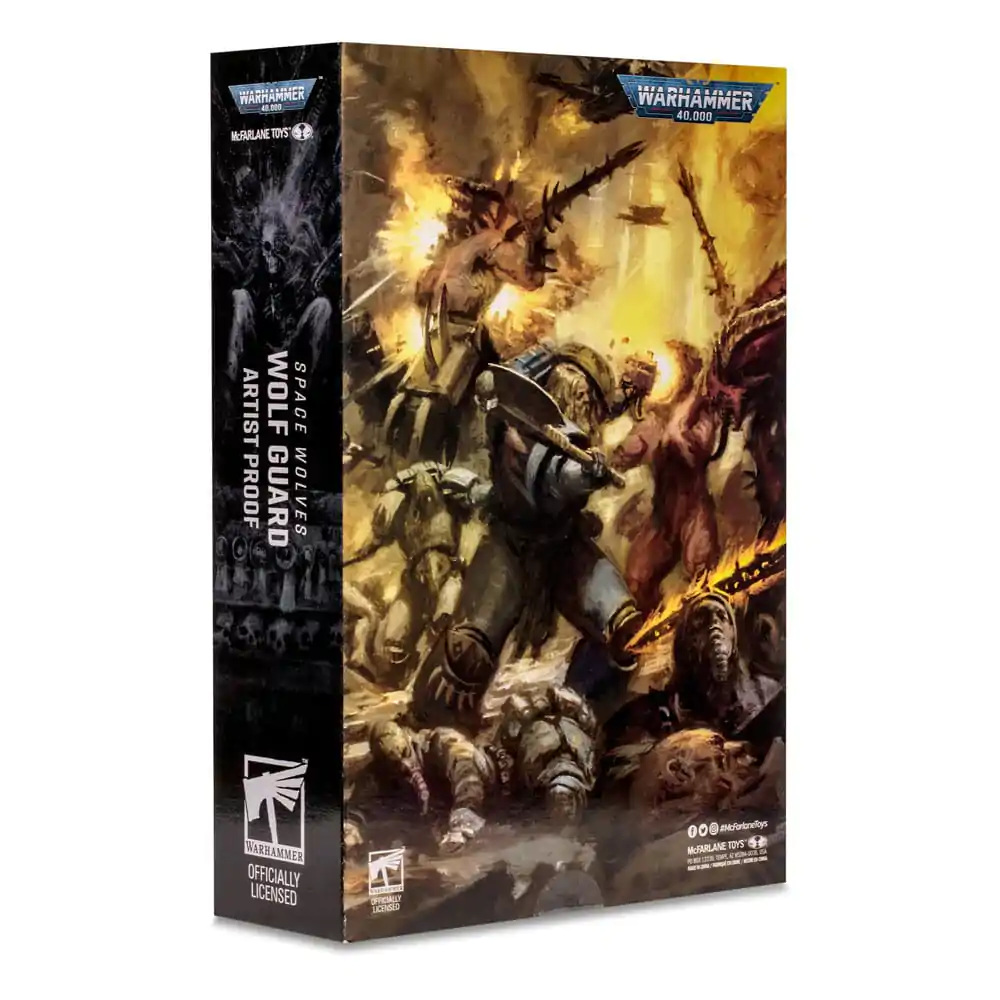 Warhammer 40k akcijska figura Space Wolves Wolf Guard (Artist Proof) 18 cm fotografija proizvoda