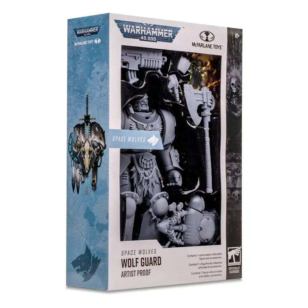 Warhammer 40k akcijska figura Space Wolves Wolf Guard (Artist Proof) 18 cm fotografija proizvoda