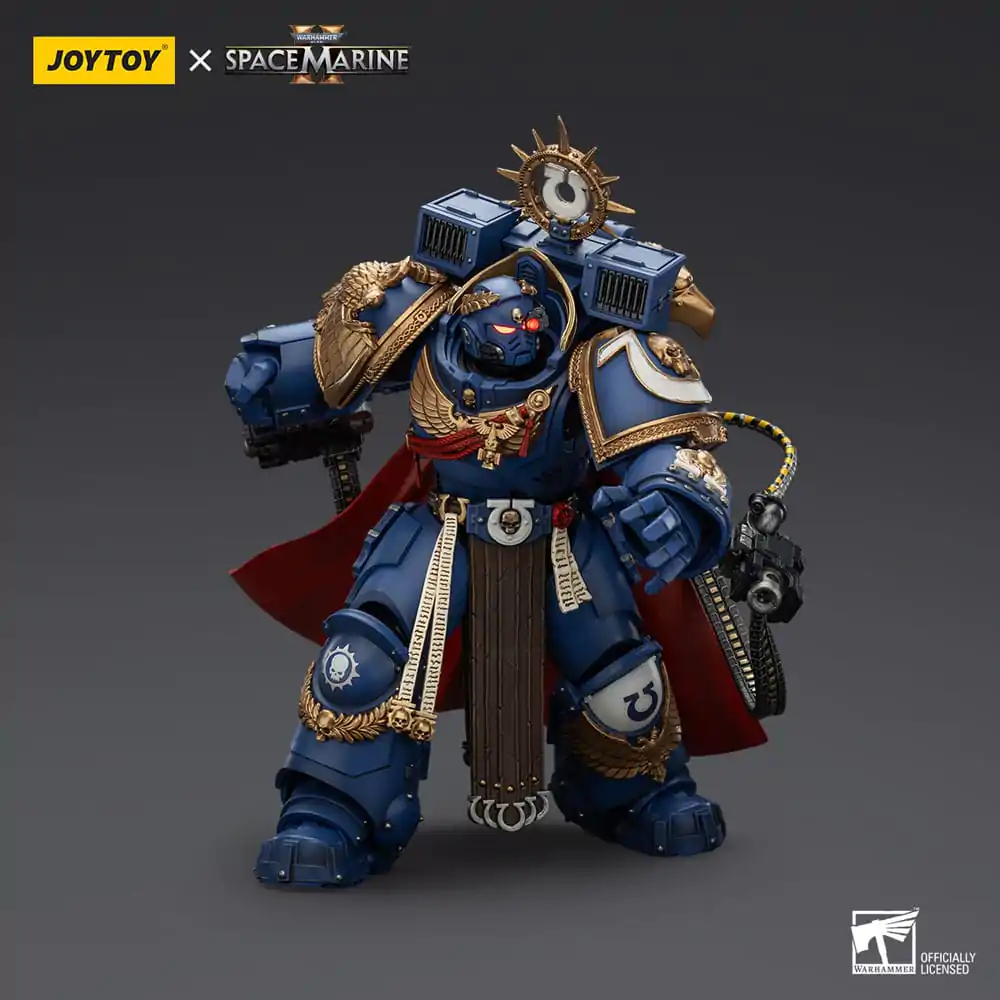 Warhammer 40k akcijska figura Ultramarines Marneus Calgar Chapter Master s MKX Gravis oklopom i Gauntlets of Ultramar 20 cm fotografija proizvoda