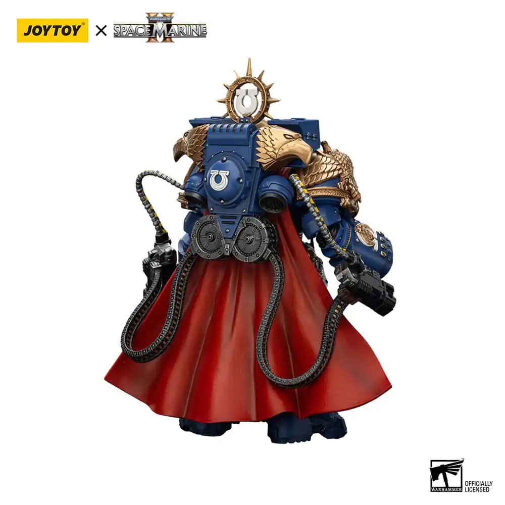 Warhammer 40k akcijska figura Ultramarines Marneus Calgar Chapter Master s MKX Gravis oklopom i Gauntlets of Ultramar 20 cm fotografija proizvoda