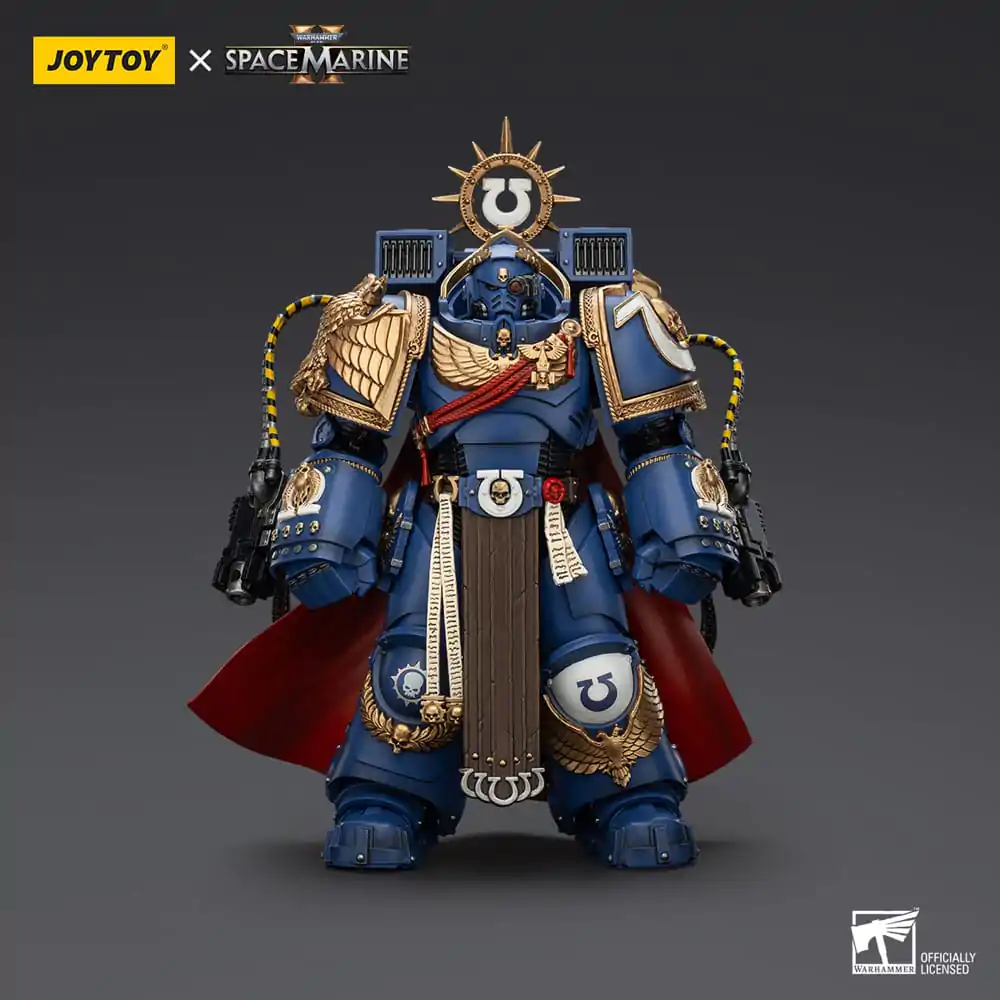 Warhammer 40k akcijska figura Ultramarines Marneus Calgar Chapter Master s MKX Gravis oklopom i Gauntlets of Ultramar 20 cm fotografija proizvoda