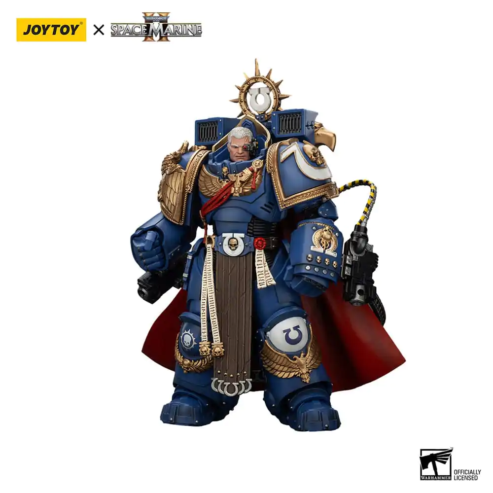 Warhammer 40k akcijska figura Ultramarines Marneus Calgar Chapter Master s MKX Gravis oklopom i Gauntlets of Ultramar 20 cm fotografija proizvoda