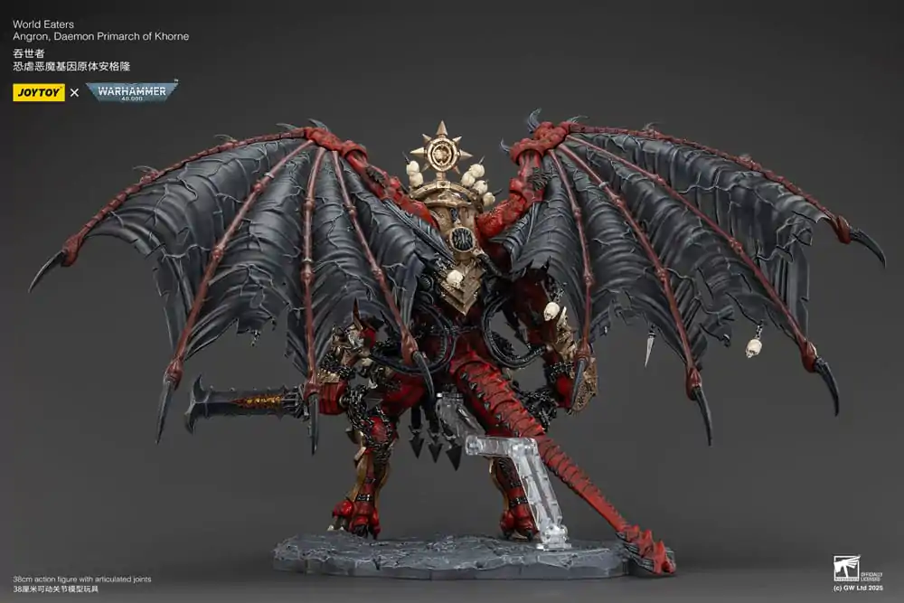 Warhammer 40k akcijska figura World Eaters Angron Daemon Primarch of Khorne 48 cm fotografija proizvoda