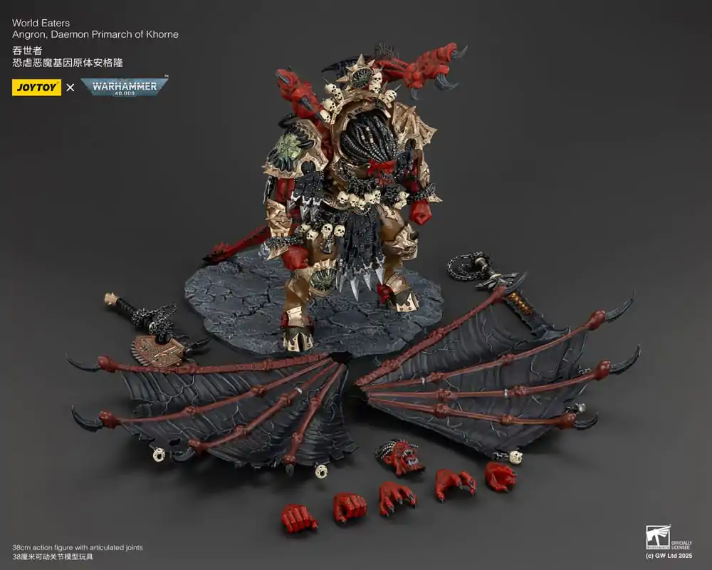 Warhammer 40k akcijska figura World Eaters Angron Daemon Primarch of Khorne 48 cm fotografija proizvoda