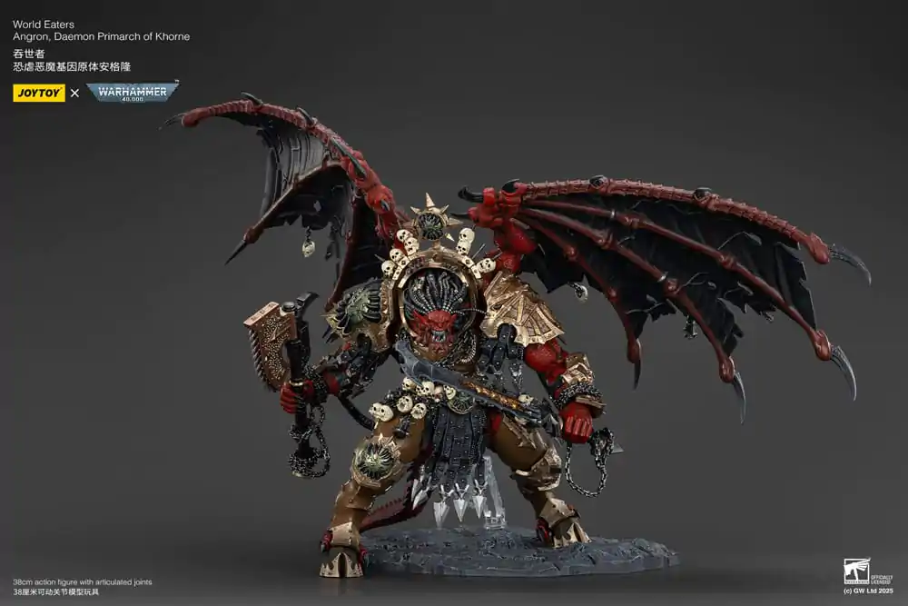 Warhammer 40k akcijska figura World Eaters Angron Daemon Primarch of Khorne 48 cm fotografija proizvoda