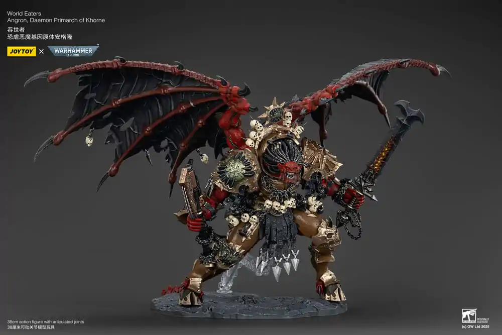 Warhammer 40k akcijska figura World Eaters Angron Daemon Primarch of Khorne 48 cm fotografija proizvoda