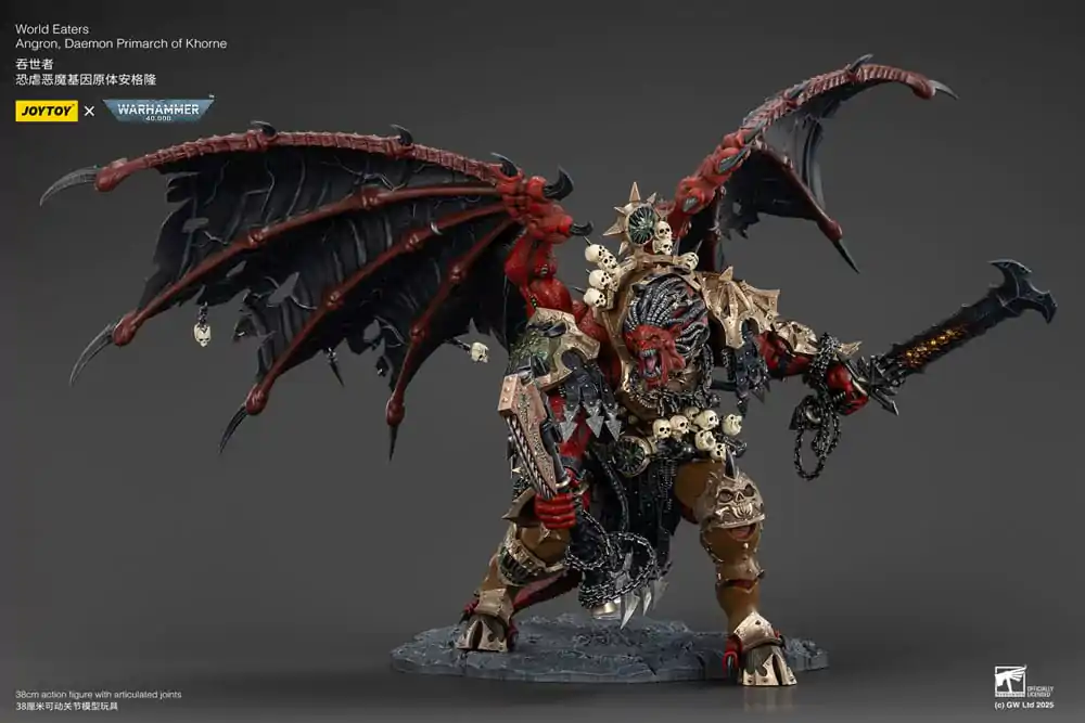 Warhammer 40k akcijska figura World Eaters Angron Daemon Primarch of Khorne 48 cm fotografija proizvoda