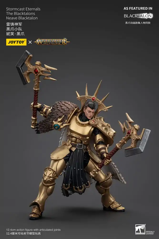 Warhammer Age of Sigmar akcijska figura Stormcast Eternals The Blacktalons Neave Blacktalon 20 cm fotografija proizvoda