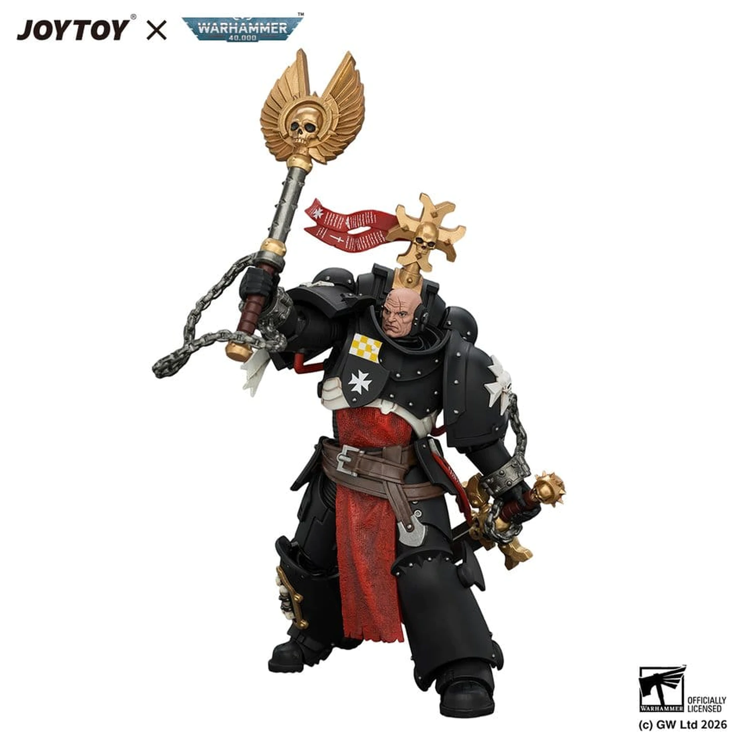 Warhammer akcijska figura Black Templars Execrator 1 12 cm fotografija proizvoda