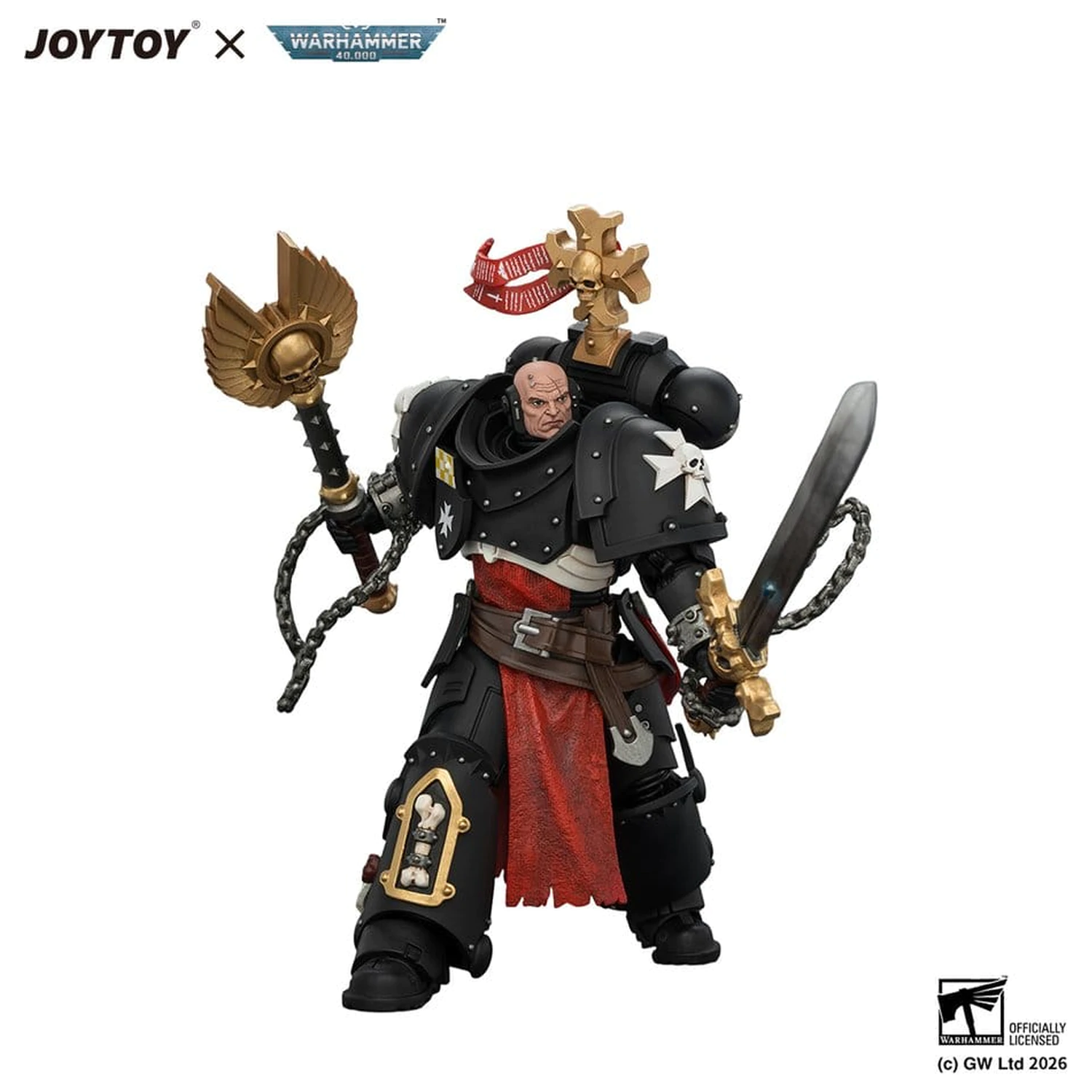 Warhammer akcijska figura Black Templars Execrator 1 12 cm fotografija proizvoda