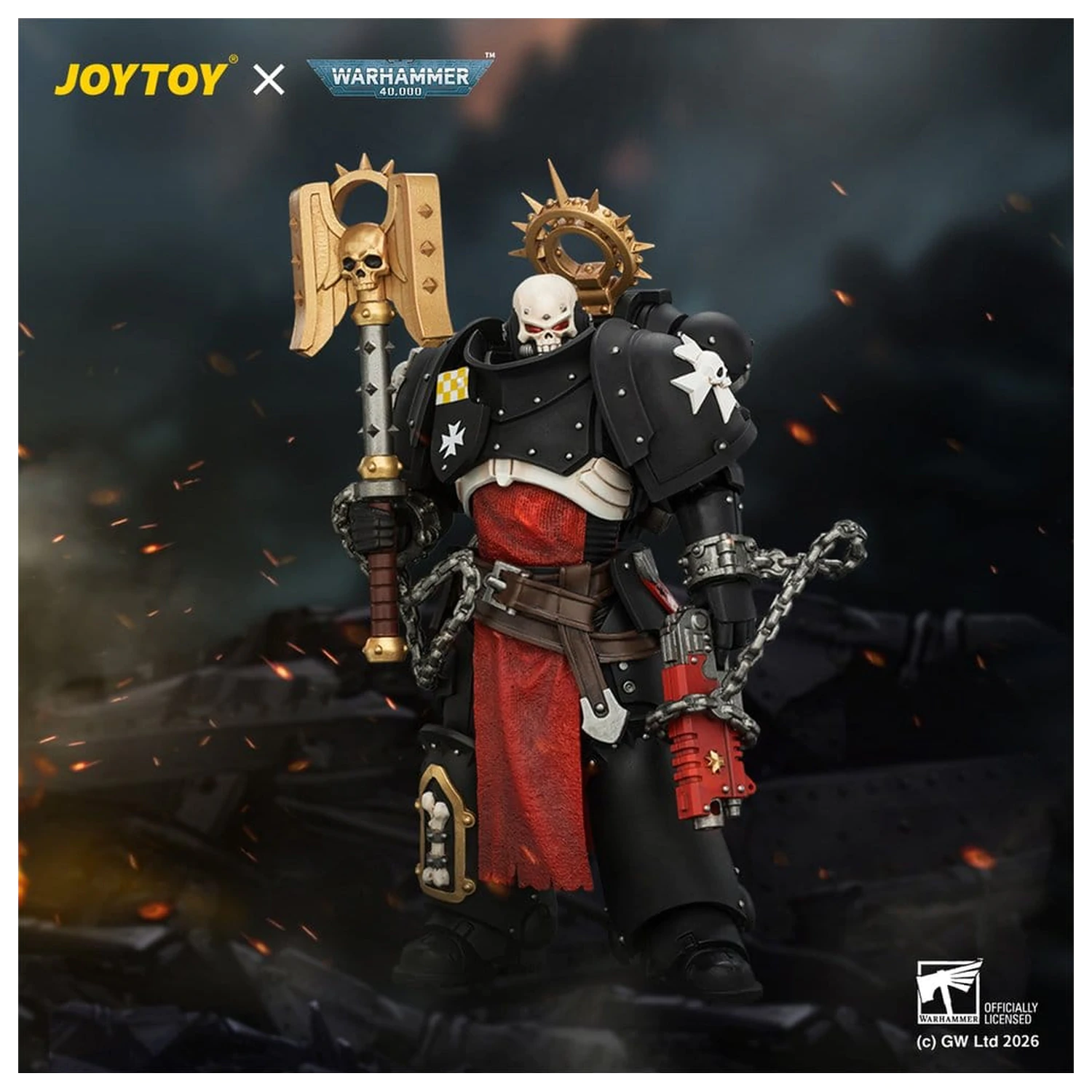 Warhammer Action figura Black Templars Execrator 2 12 cm fotografija proizvoda