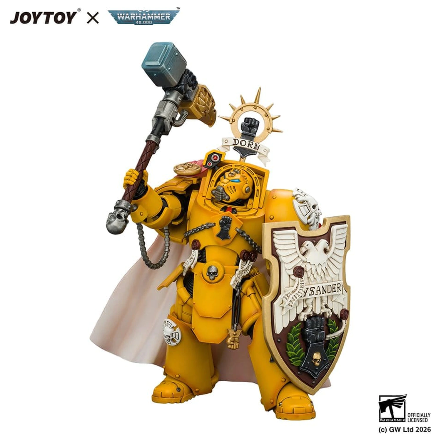 Warhammer akcijska figura Imperial Fists Darnath Lysander 14 cm fotografija proizvoda