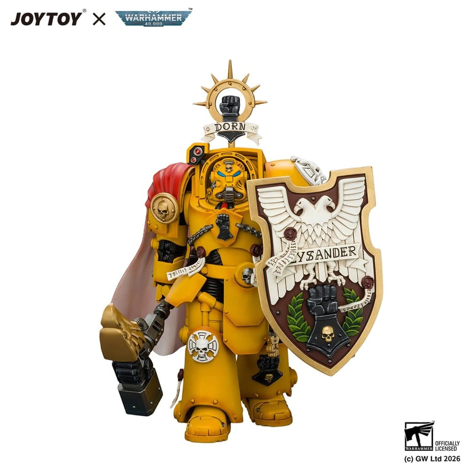 Warhammer akcijska figura Imperial Fists Darnath Lysander 14 cm fotografija proizvoda